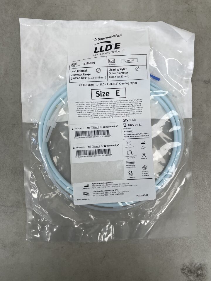 518-039 - SPECTRANETICS - LLD E Lead Locking Device - .012"
, () - ( Expiry Date: 2025-04-21 )
