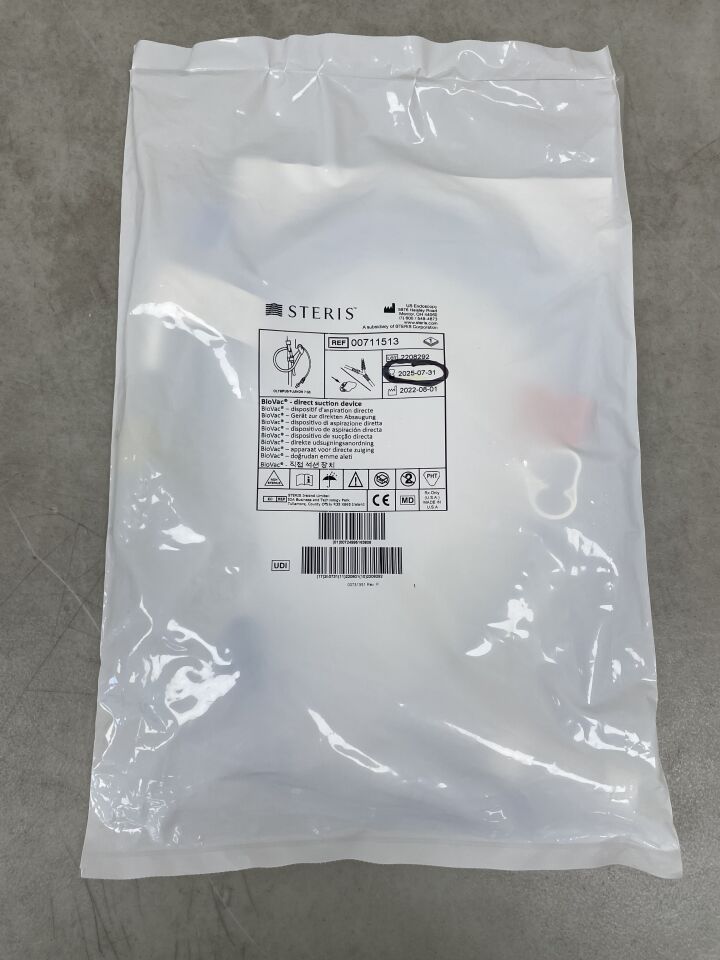 00711513 - STERIS - BioVac Direct Suction Device w/Y-Port (Olympus/Fujinon), () - ( Expiry Date: 2025-07-31 )