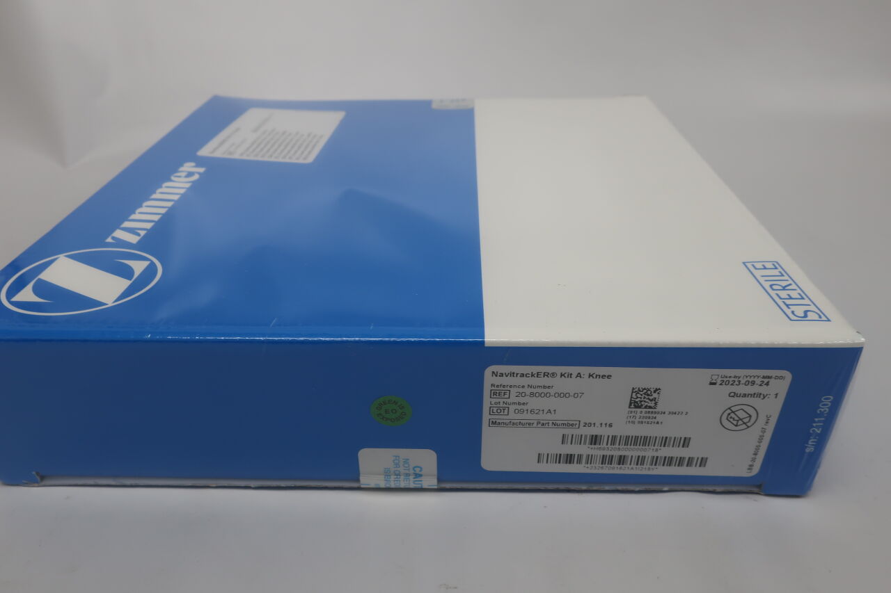20-8000-000-07 - ZIMMER - NavitrackER Kit, Knee, (BX/1) - ( Expiry Date: 2025-04-12 )