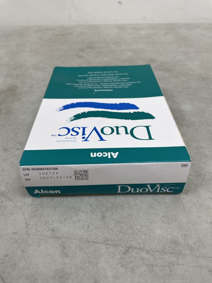 8065183150 - ALCON - DuoVisc Sodium Chondroitin Sulfate / Sodium Hyaluronate 0.5 mL - 0.55 mL Injection, (BX/1) - ( Expiry Date: 2027-02-28 )