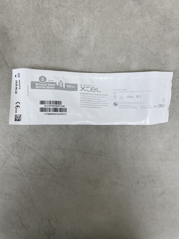 CB5LT - ETHICON - Endopath XCEL 通用套管穩定套，100mm x 5mm，（EA）-（效期至：2029-06-30）