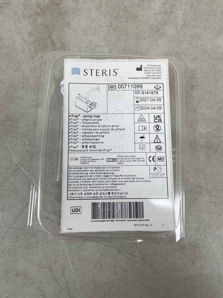 711099  -  STERIS  -  eTrap Polyp Trap , ( EA )  -  ( Expiry Date : 2027-04-09 )