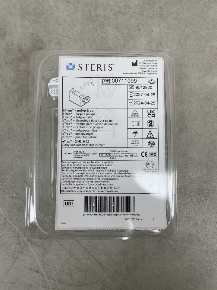 711099  -  STERIS  -  eTrap Polyp Trap , ( EA )  -  ( Expiry Date : 2027-04-25 )