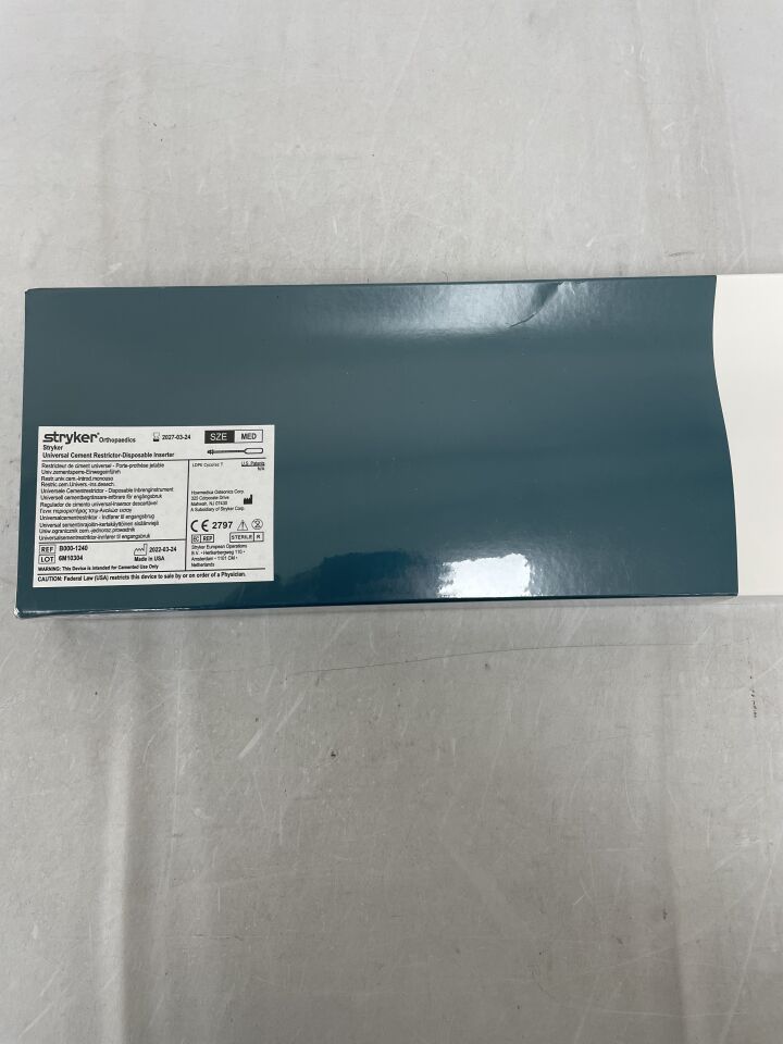 B000-1240  -  STRYKER  -  Universal Cement Restrictor, Medium , ( BX/1 )  -  ( Expiry Date : 2027-03-24 )