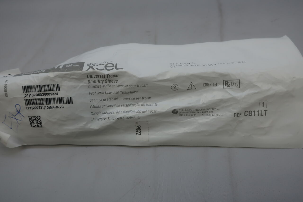 CB11LT - ETHICON - Endopath Xcel Universal Sleeve Trocar, 11 dia. x 100 mm Length, (EA) - ( Expiry Date: 2024-11-30 )