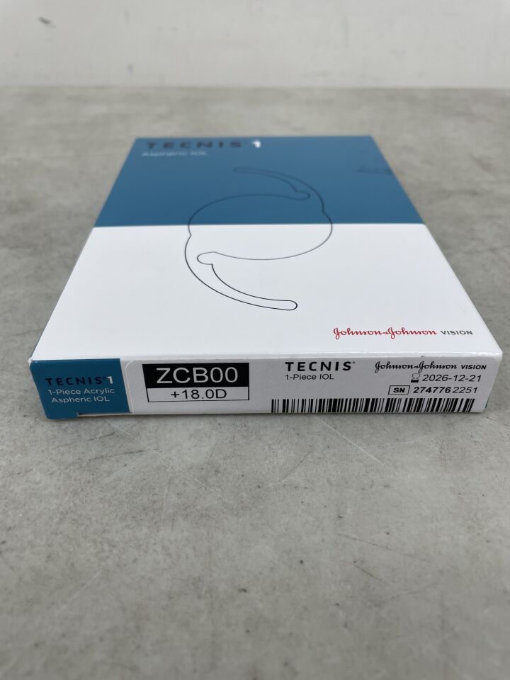 ZCB0000180  -  JOHNSON & JOHNSON  -  tecnis 1 iol, +18.0d , ( BX/1 )  -  ( Expiry Date : 2026-12-21 )