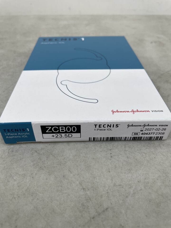 ZCB0000235 - 強生 - tecnis 1 iol，+23.5d，（BX/1）-（有效期限：2027-02-26）