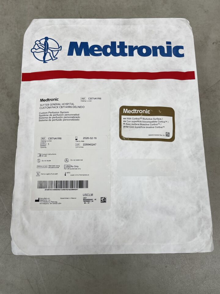 CB7V41R6  -  MEDTRONIC  -  Sutter General Hospital Custom Pack Delnido , ( EA )  -  ( Expiry Date : 2026-02-16 )