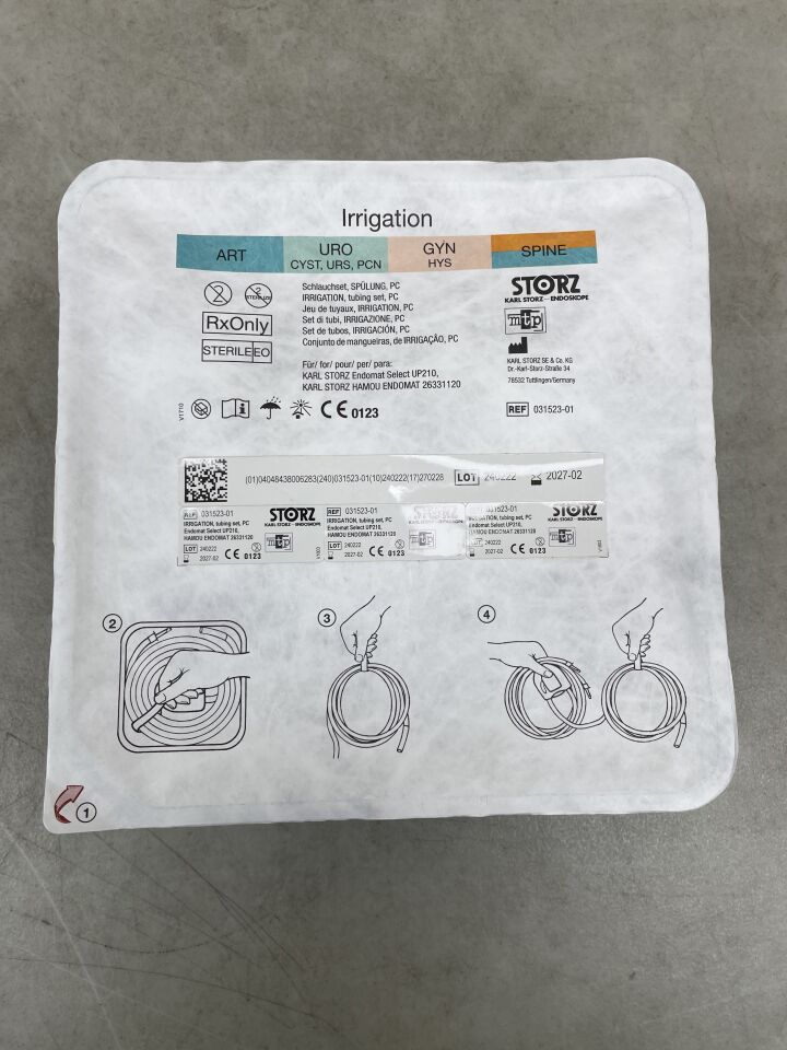 031523-10  -  STORZ  -  Irrigation Tubing Set For UP210 Hamou Endomat , ( EA )  -  ( Expiry Date : 2027-02-28 )