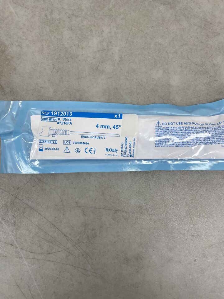 1912013  -  MEDTRONIC  -  Endo-Scrub 2 Lens Cleaning Sheath for Karl Storz Scope 7210FA, 4mm, 45 Degree , ( EA )  -  ( Expiry Date : 2026-08-01 )