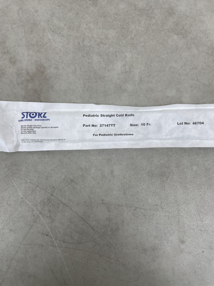 27147TT  -  STORZ  -  Straight Cold Knife, For Pediatric Urethrotome , ( EA )  -  ( Expiry Date : 2099-12-31 )