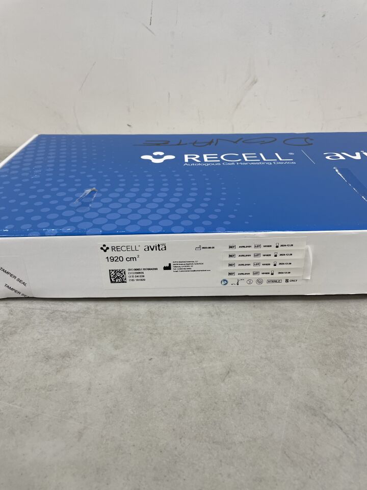AVRL0101 - AVITA MEDICAL - RECELL Autologous Cell Harvesting Device System - 1920cm², (BX/1) - ( Expiry Date: 2024-12-28 )
