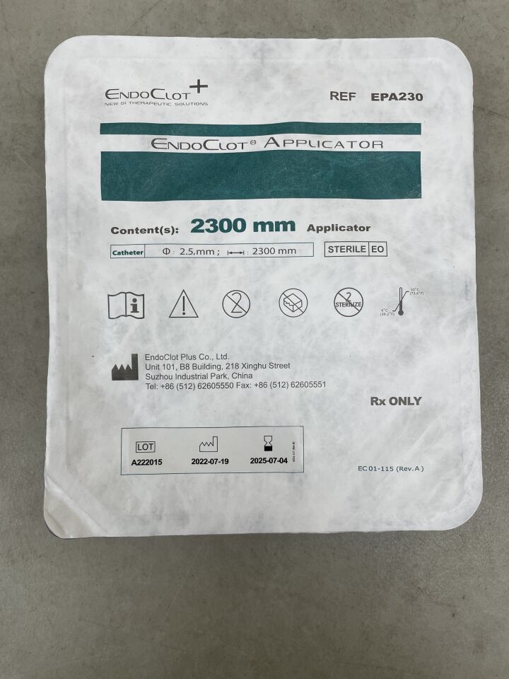 EPA230 - ENDOCLOT - EndoClot Applicator, 2300mm, (EA) - ( Expiry Date: 2025-07-04 )