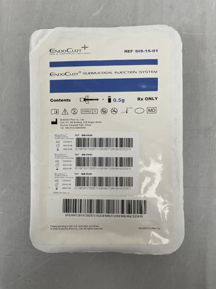 SIS-15-01 - ENDOCLOT - EndoClot Submucosal Injection System, (EA) - ( Expiry Date: 2024-08-16 )