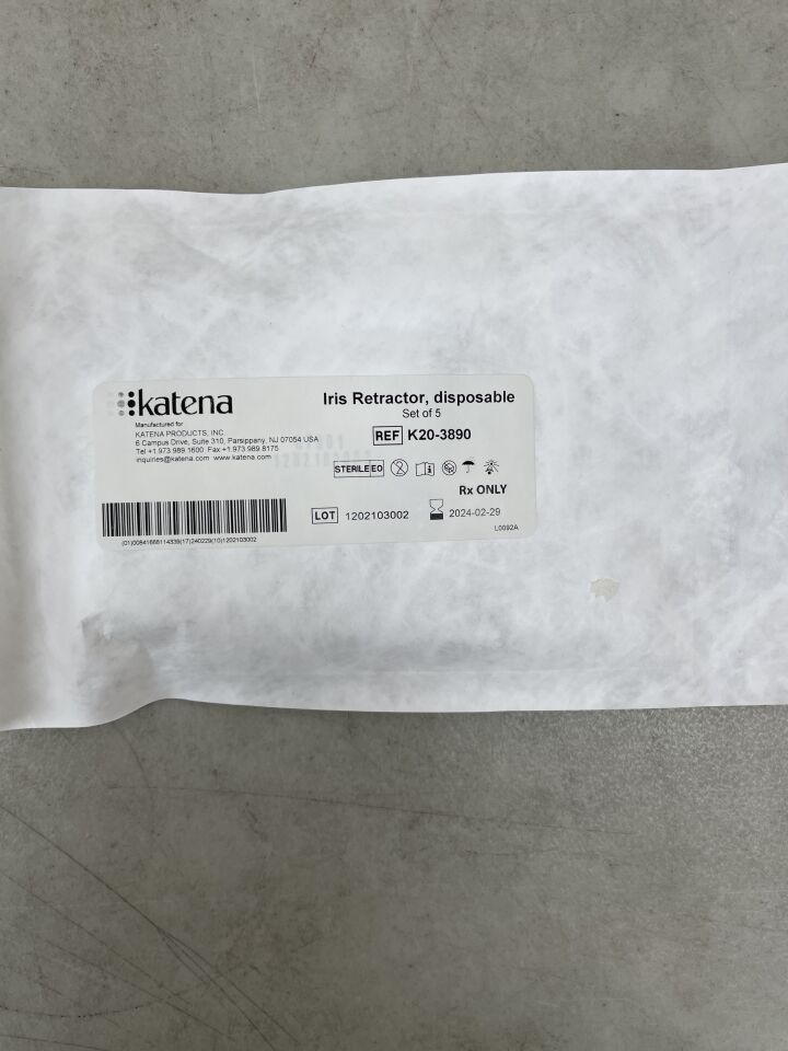 K20-3890 - KATENA - FLEXIBLE IRIS RETRACTORS (5 Per Pack), (EA) - ( Expiry Date: 2024-02-29 )