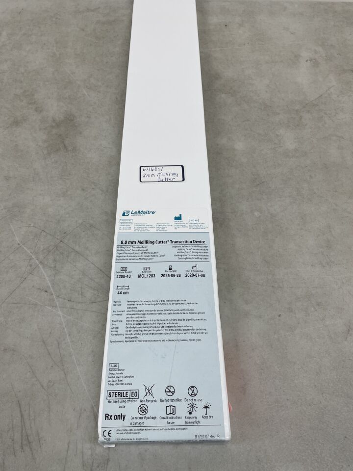4200-43 - LEMAITRE VASCULAR - EndoRE 8mm MollRing Cutter Transection Device, (BX/1) - ( Expiry Date: 2025-06-28 )