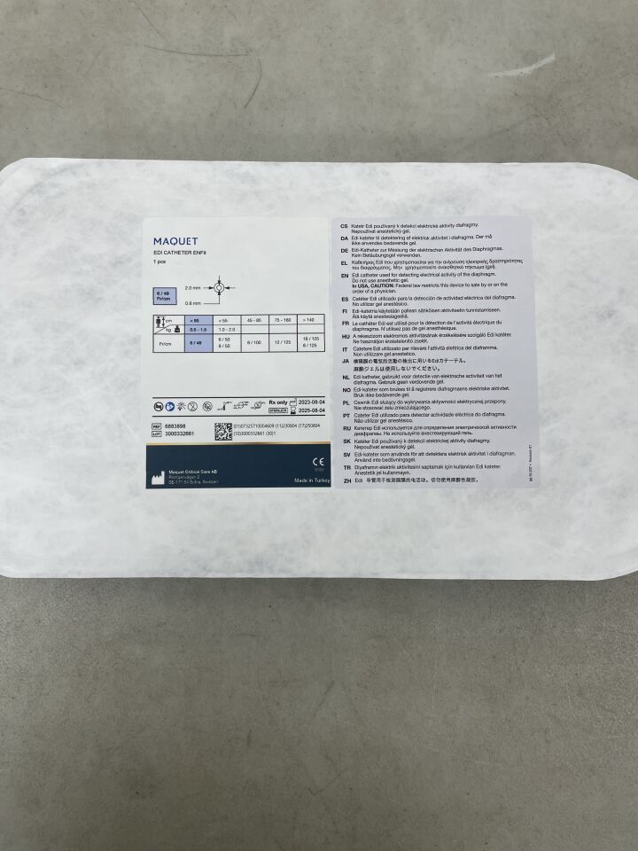 6883898 - MAQUET - EDI CATHETER ENFIT, 6Fr, (EA) - ( Expiry Date: 2025-08-04 )