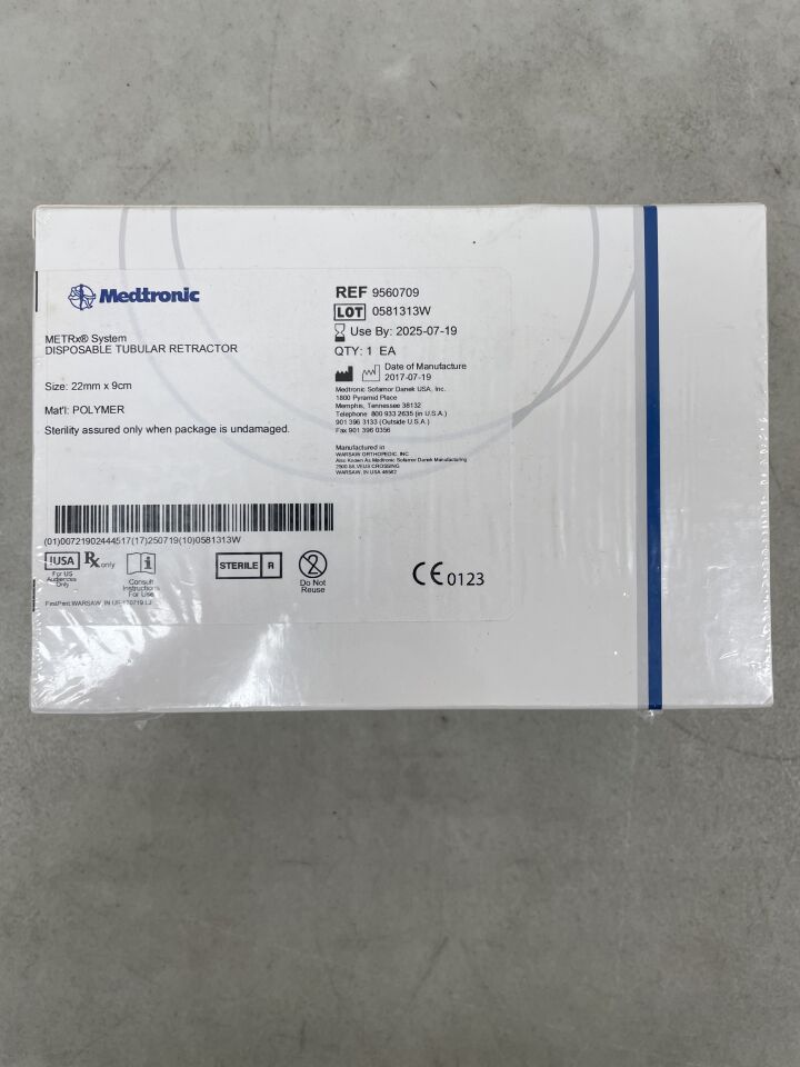 9560709 - MEDTRONIC - METRx Disposable Tubular Retractor, Polymer 22mm x 9cm, (BX/1) - ( Expiry Date: 2025-07-19 )