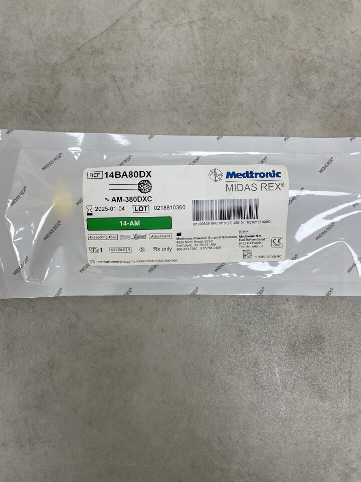 14BA80DX - MEDTRONIC - Midas Rex Legend, Ball Diamond Extra Coarse 14cm, 8mm, (EA) - ( Expiry Date: 2025-01-04 )