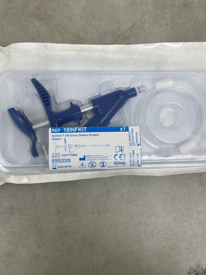 18INFKIT - MEDTRONIC - NuVent EM Sinus Dilation System Inflator, (EA) - ( Expiry Date: 2025-05-09 )