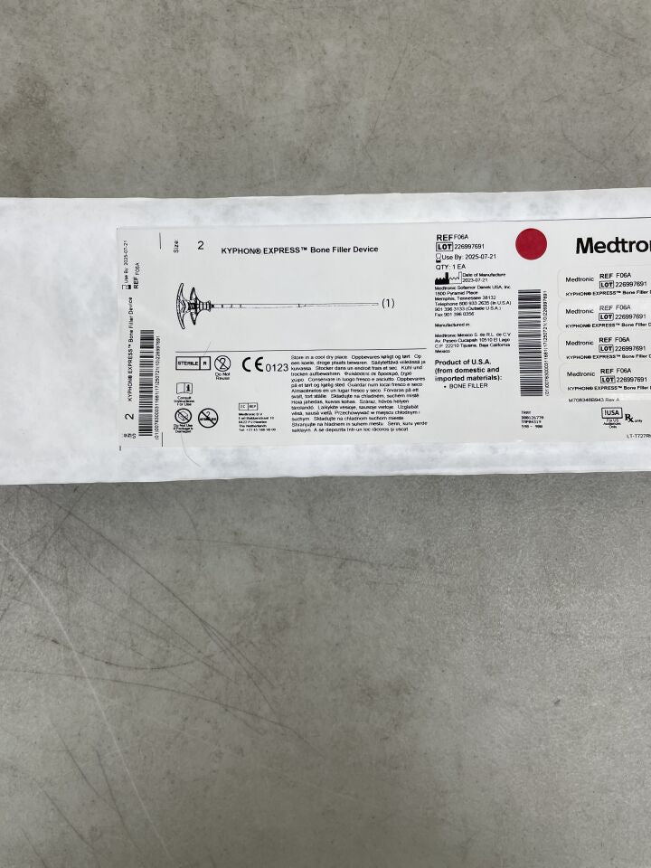 F06A - MEDTRONIC - Kyphon Express Bone Filler Device, Size 2, (EA) - ( Expiry Date: 2025-07-21 )