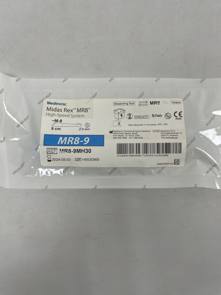 MR8-9MH30 - MEDTRONIC - midas rex mr8, match head fluted 9cm, 3mm, (EA) - ( Expiry Date: 2025-03-10 )