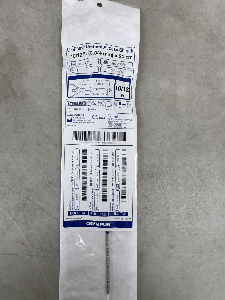 61024BX - OLYMPUS - UroPass Ureteral Access Sheath 10/12F x 24cm, (EA) - ( Expiry Date: 2025-05-17 )