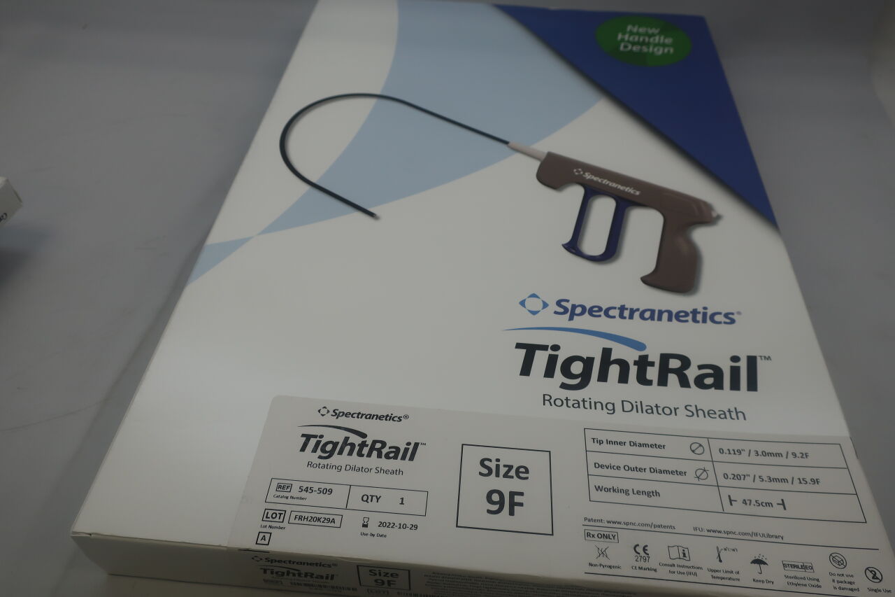 545-509 - SPECTRANETICS - TightRail 9F Rotating Dilator Sheath, (BX/1) - ( Expiry Date: 2025-01-10 )