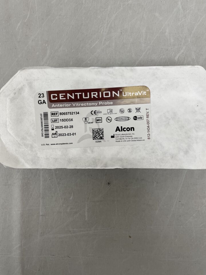 8065752134 - ALCON - Centurion UltraVit 23G Anterior Vitrectomy Probe, (EA) - ( Expiry Date: 2023-11-30 )