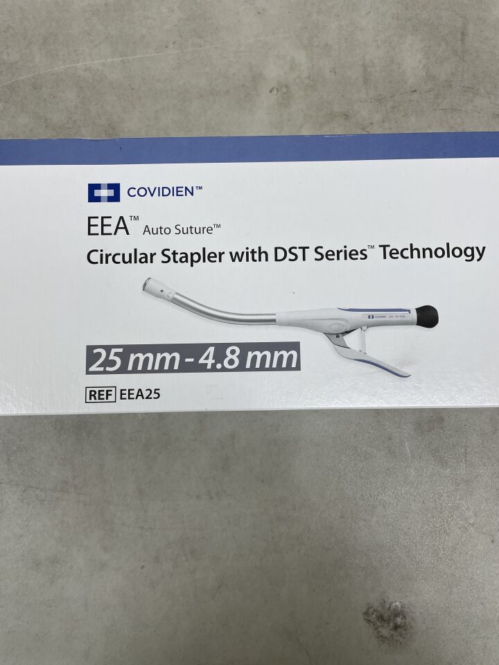 EEA25 - COVIDIEN - EEA Single-Use Tilt-Top Anvil Circular Stapler with DST Series Technology, 25 mm Size, (BX/1) - ( Expiry Date: 2025-07-31 )