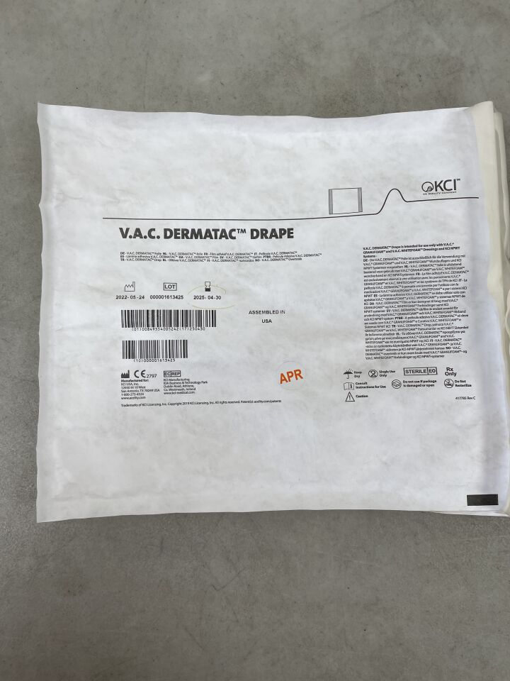 DTAC10LDP - KCI - V.A.C. Dermatac Drape, (EA) - ( Expiry Date: 2022-06-30 )