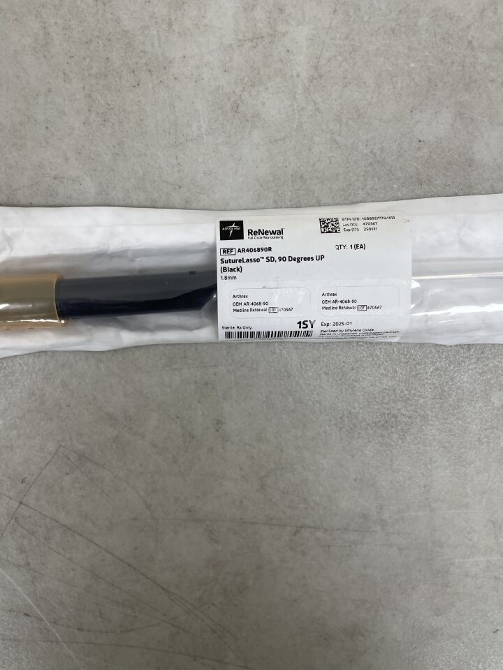 AR406890RH - MEDLINE - ARTHREX SutureLasso SD, 90 Degree Straight (Reprocessed), (EA) - ( Expiry Date: 2025-01-31 )