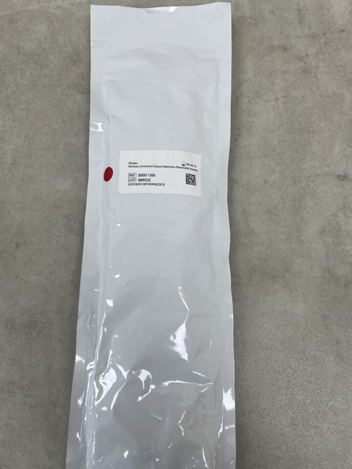 B000-1300 - STRYKER - orthopaedics revision universal cement restrictor disposable inserter, (EA) - ( Expiry Date: 2023-02-12 )