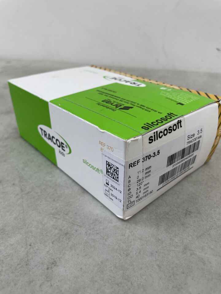 370-3.5 - TRACOE - Silcosoft Tracheostomy Tube for Children, Size 3.5, () - ( Expiry Date: 2024-12-31 )