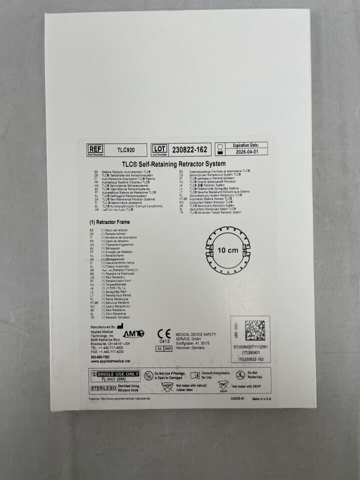 TLC920 - AMT - TLC Self-Retaining Retractor System, 10cm, (BX/1) - ( Expiry Date: 2026-04-01 )