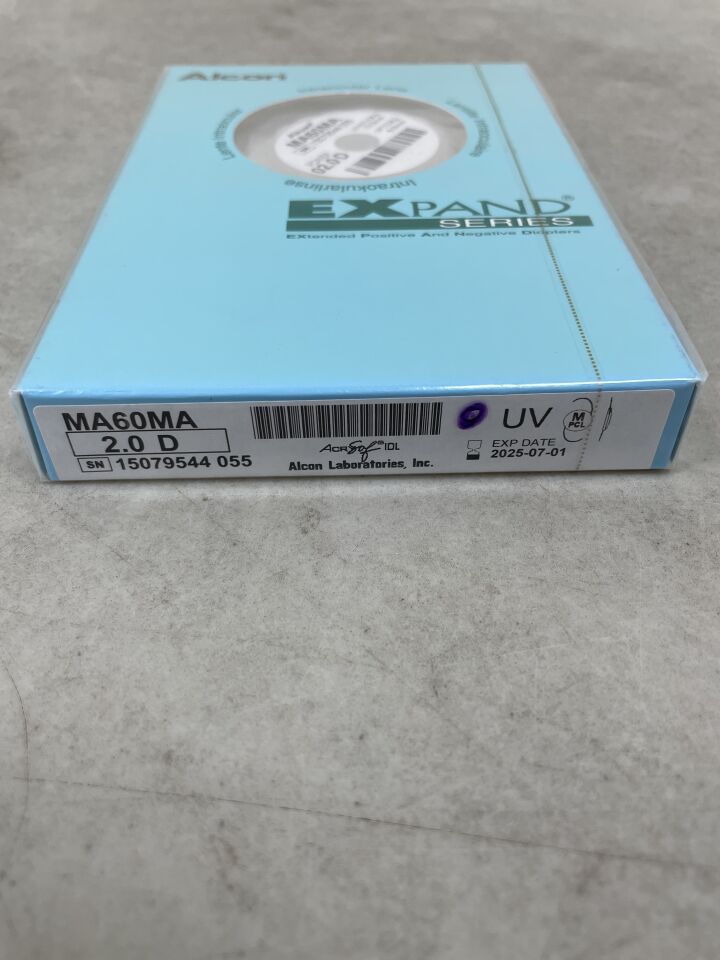 MA60MA.020 - ALCON - EXPAND Acrylic Multi-Piece IOL, 2.0D, (BX/1) - ( Expiry Date: 2025-07-01 )