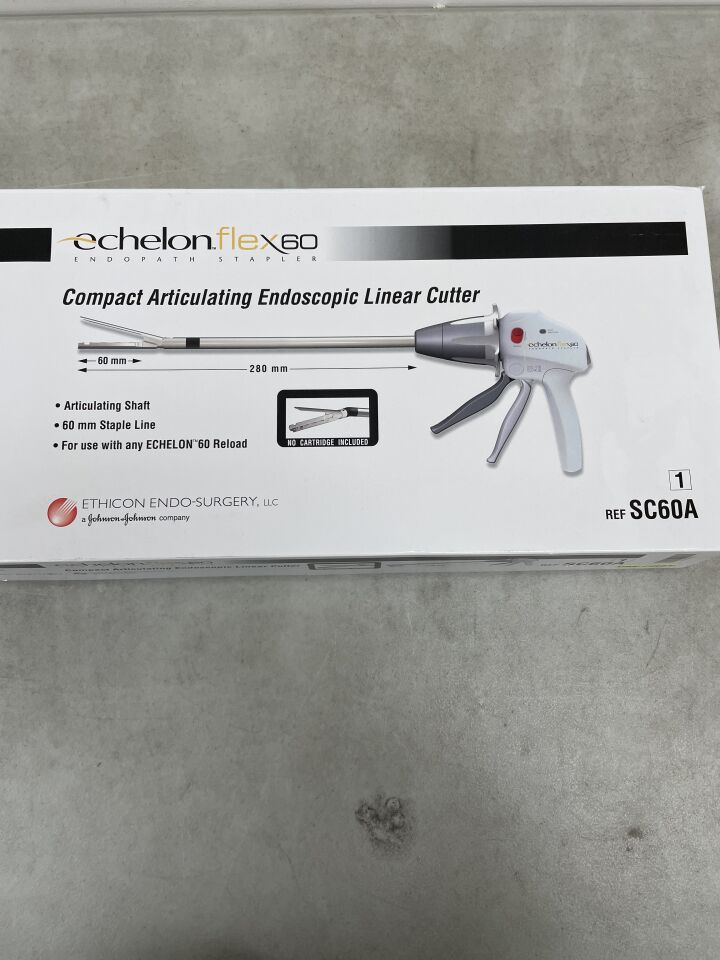 SC60A - ETHICON - Echelon Flex Endopath Articulating Stapler, 60 mm, 28 cm Length, (BX/1) - ( Expiry Date: 2024-10-31 )