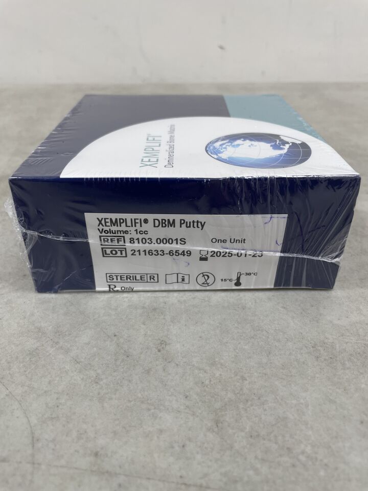 8103.0001S - GLOBUS MEDICAL - XEMPLIFI DBM Putty, 1cc, (BX/1) - ( Expiry Date: 2025-01-23 )