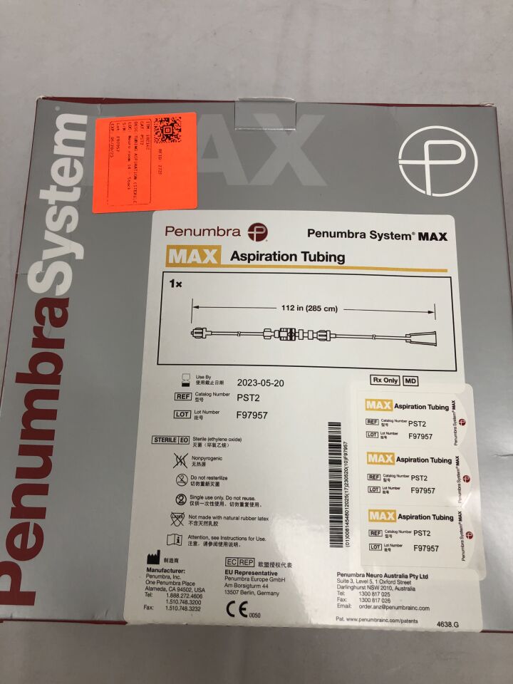 PST2 - PENUMBRA - Aspiration Tubing, 112in length, (BX/1) - ( Expiry Date: 2025-03-29 )