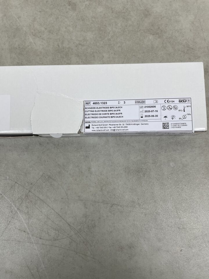 4653.1323 - RICHARD WOLF - Princess Cutting Electrode, Bipolar 8mm, (BX/3) - ( Expiry Date: 2025-06-30 )