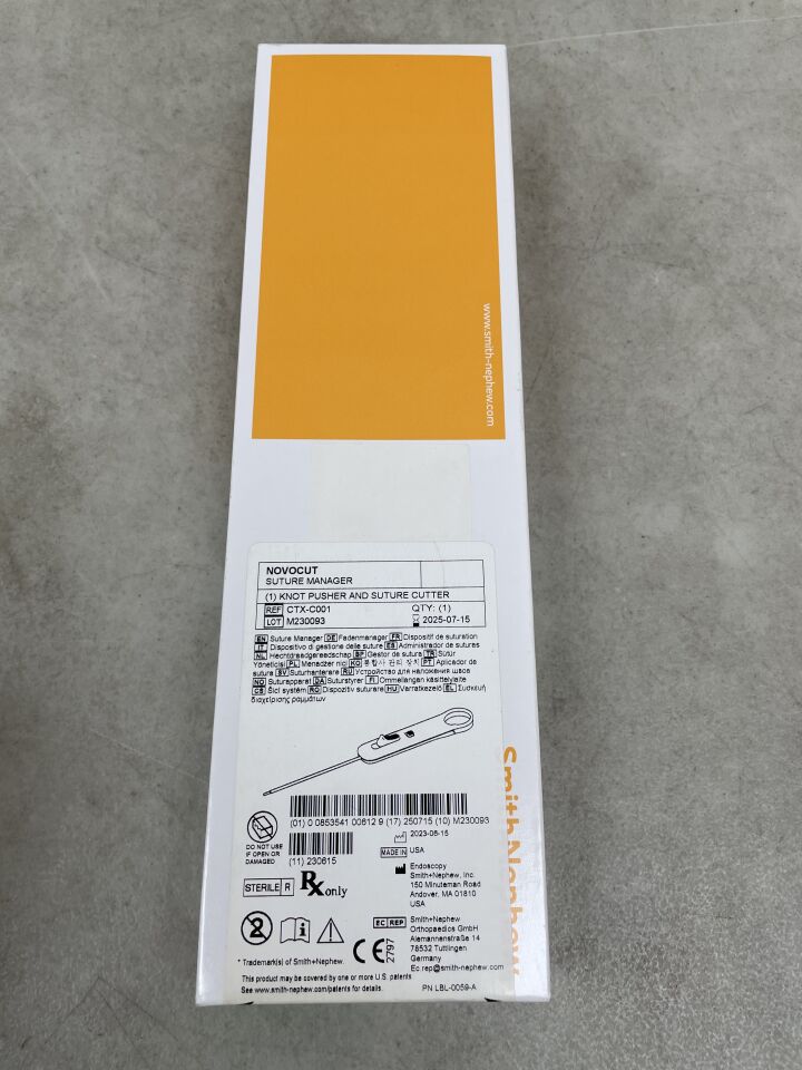 CTX-C001 - SMITH & NEPHEW - Ceterix NovoCut Suture Manager Knot Pusher / Suture Cutter, (BX/1) - ( Expiry Date: 2025-07-15 )