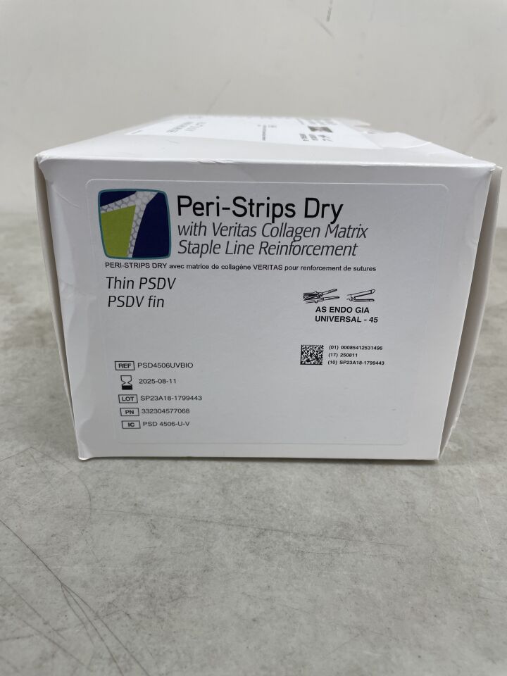 PSD4506UV - SYNOVIS - Peri-Strips Dry with Veritas for Medtronic Endo GIA Universal 45, (BX/6) - ( Expiry Date: 2025-08-11 )