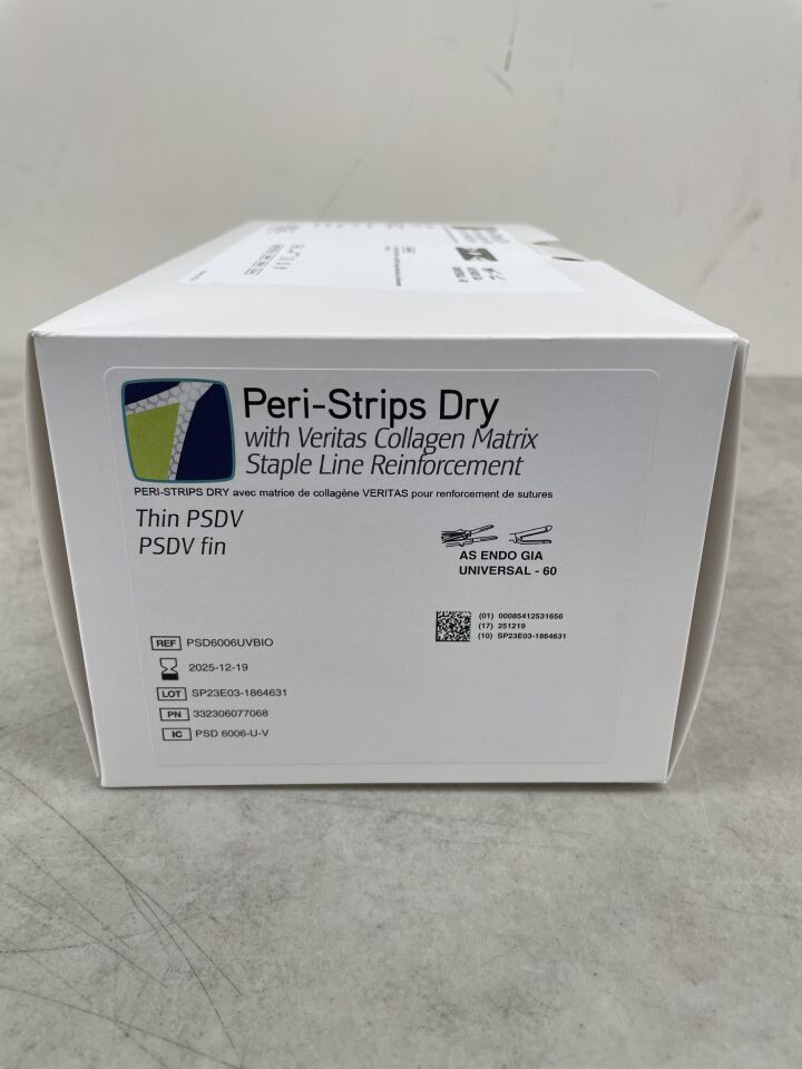 PSD6006UV - SYNOVIS - Peri-Strips Dry with Veritas for Medtronic Endo GIA Universal 60, (BX/6) - ( Expiry Date: 2025-12-19 )