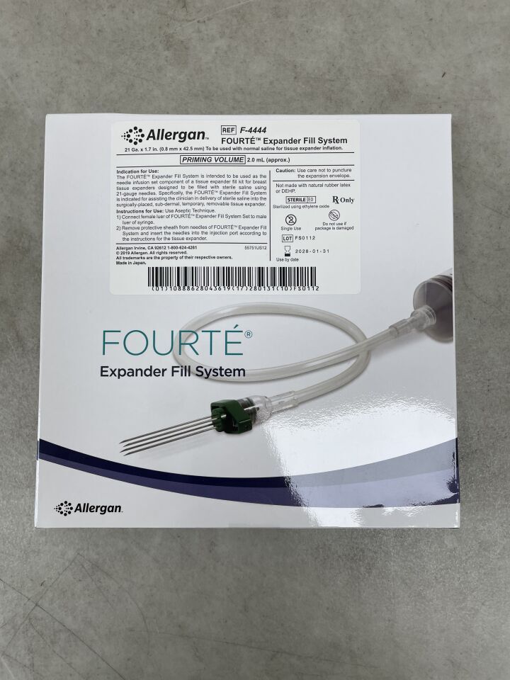 F-4444 - ALLERGAN - Natrelle Fourte Expander Fill System, 21G x 1.7 in. Needle Length, (BX/1) - ( Expiry Date: 2028-01-31 )