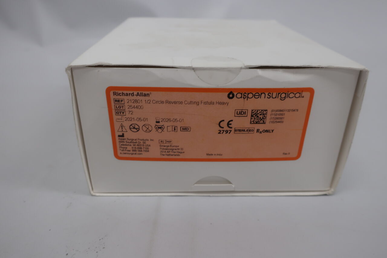 212801 - ASPEN - intent to be used with suture material for tissue closure, (BX/72) - ( Expiry Date: 2026-05-01 )