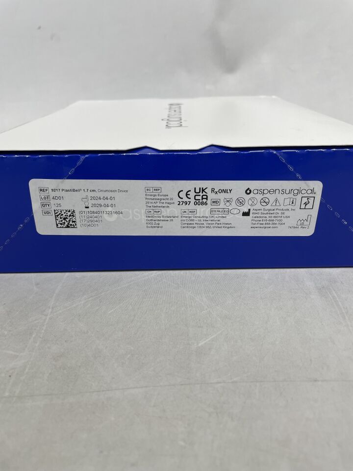 9217 - ASPEN SURGICAL - 包皮環切器，1.7 厘米，（盒/125）-（有效期至：2029-04-01）