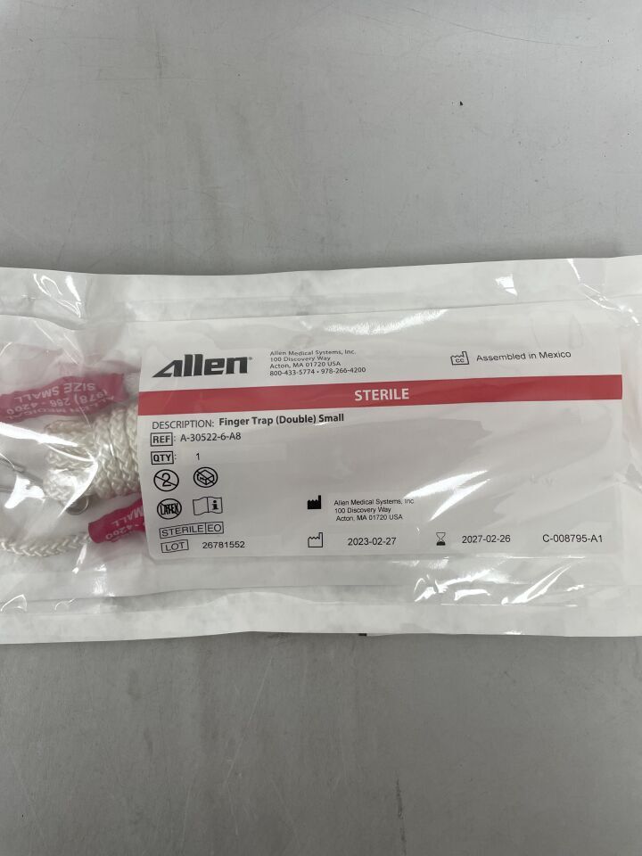 A-30522-6-A8 - ALLEN - Finger Trap Double, Small, (EA) - ( Expiry Date: 2026-02-27 )