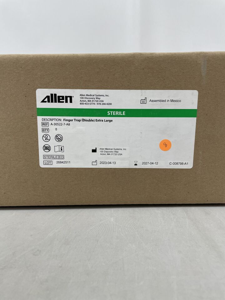 A-30522-7-A8 - ALLEN - Finger Trap Double Extra Large, (BX/8) - ( Expiry Date: 2027-04-12 )