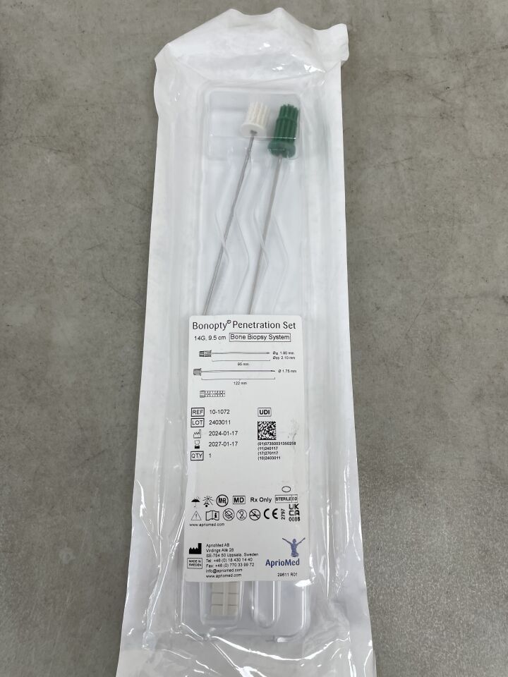 10-1072 - APRIOMED - Bonopty Penetration Set 14G, 9.5 cm, (EA) - ( Expiry Date: 2027-01-17 )