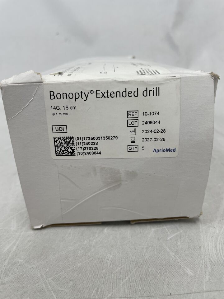 10-1074 - APRIOMED - Bonopty Extended Drill, 14G, (BX/5) - ( Expiry Date: 2027-02-28 )